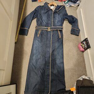 Unique denim dress / jacket from Syria -
